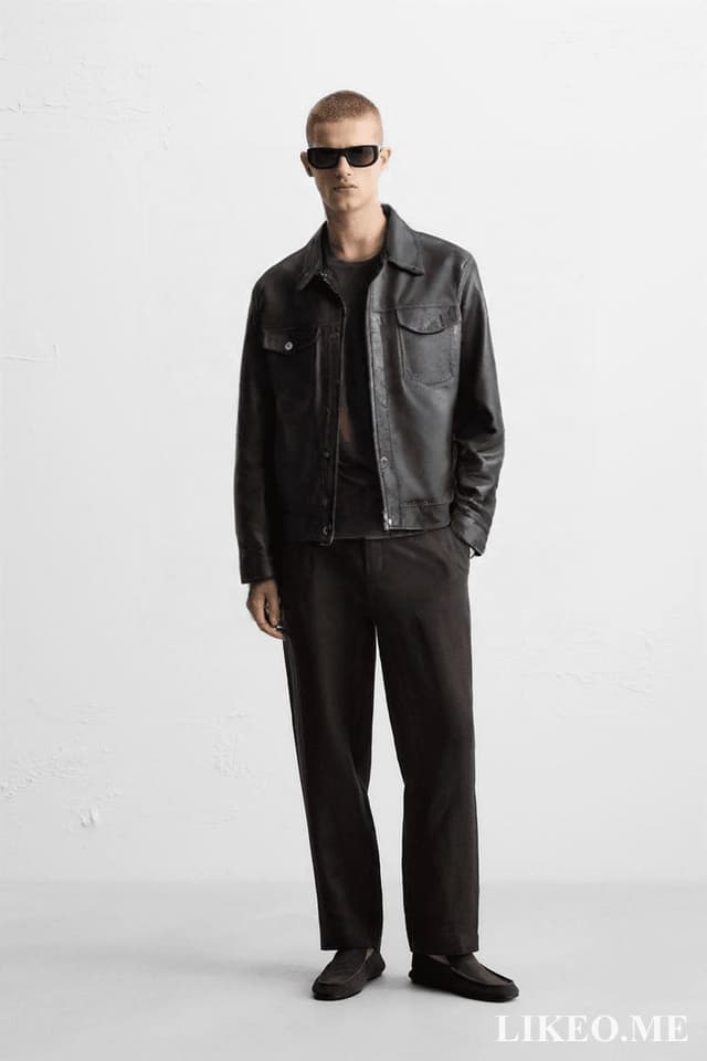 Person wearing virtual try-on clothing